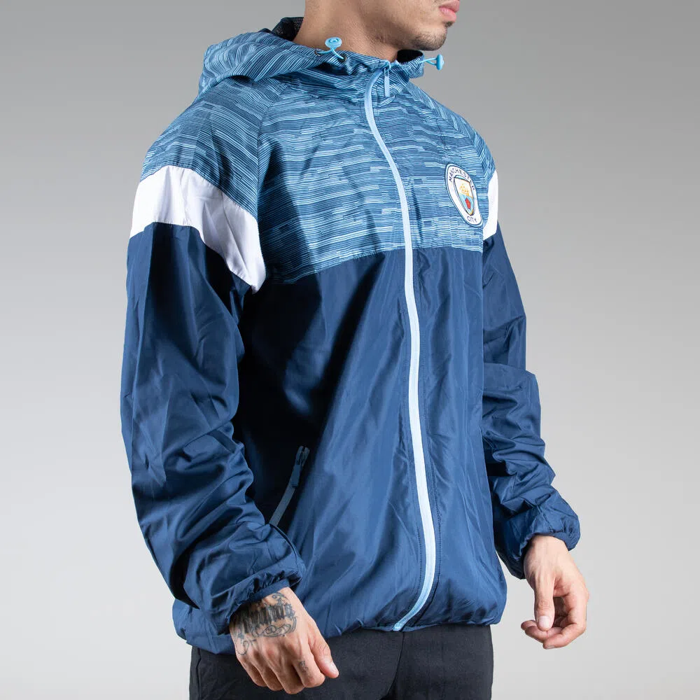 JAQUETA CORTA-VENTO MASCULINA MANCHESTER CITY