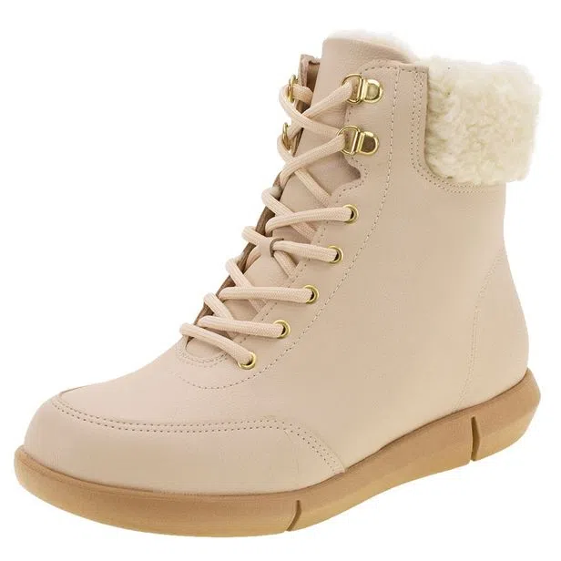 Bota Feminina Cano Baixo Modare - 7075102 NATURAL