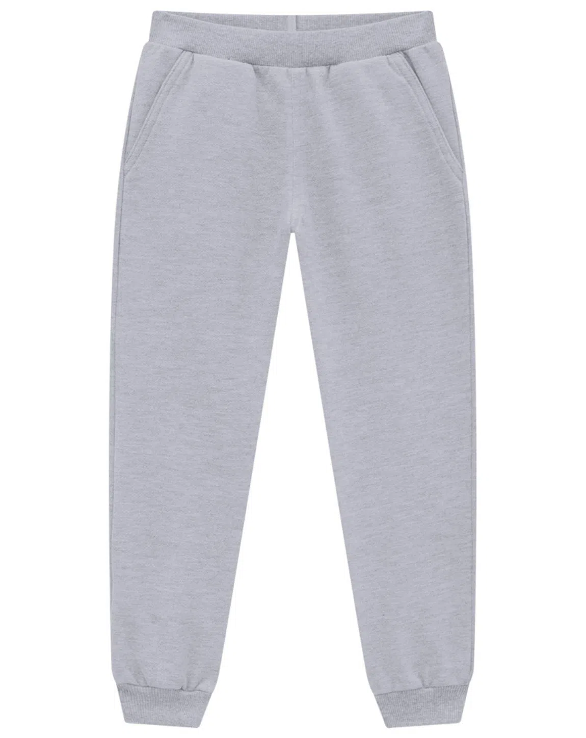 CALÇA JOGGER BÁSICA INFANTIL MENINO DE MOLETOM BRANDILI