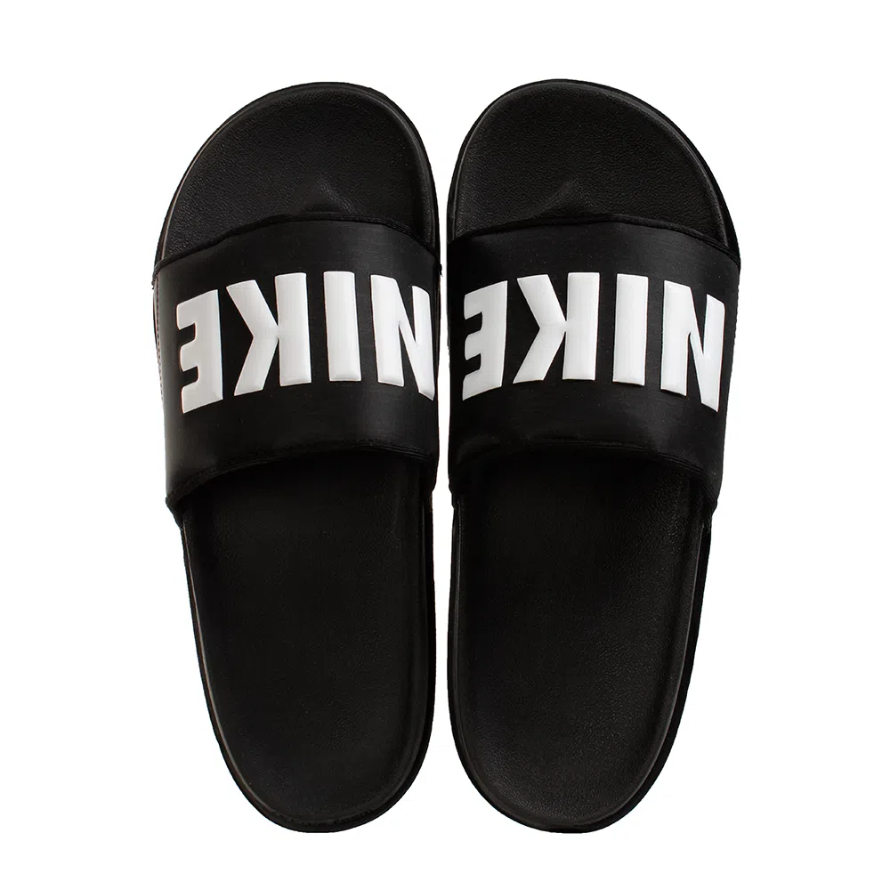 Chinelo Slide Nike Offcourt Slide Preto e Branco - Masculino