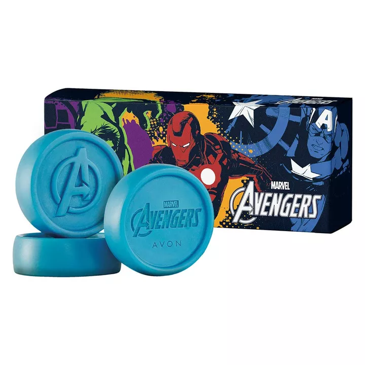 Sabonete em Barra Marvel Avengers 3x50g