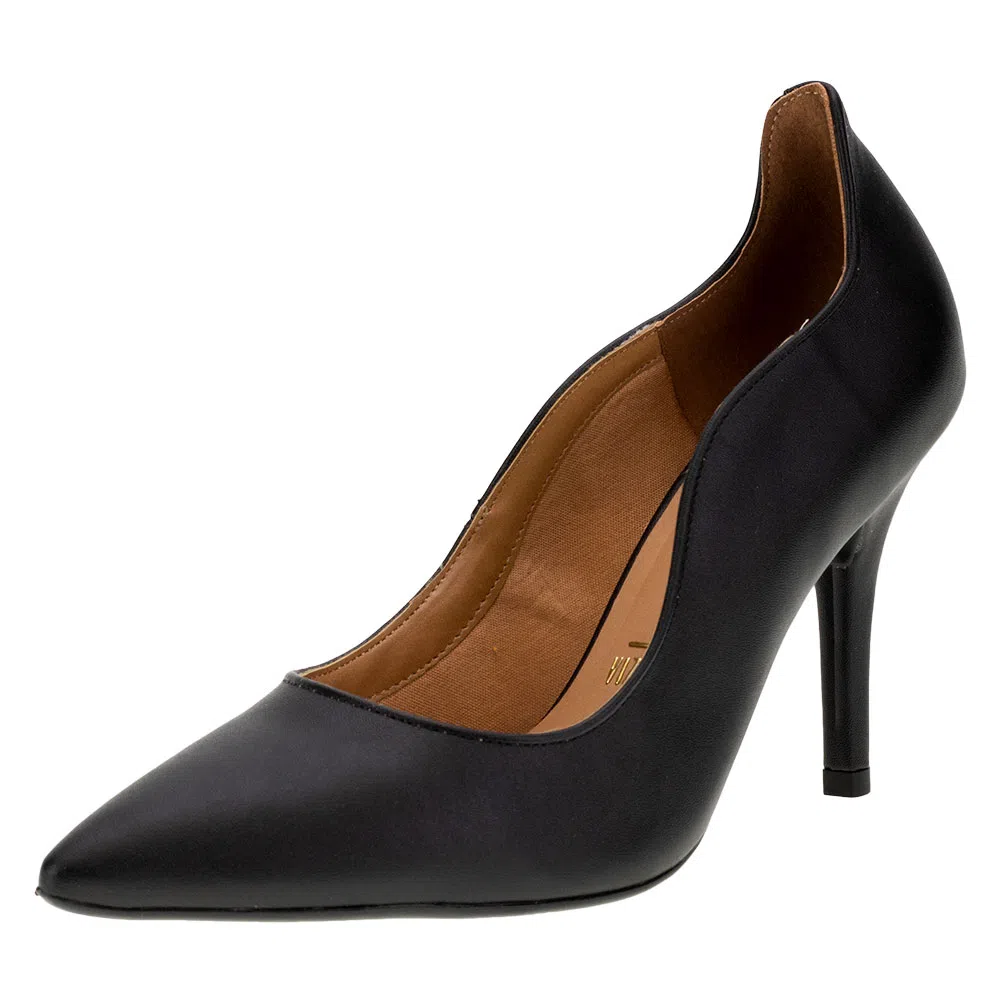 Sapato Feminino Scarpin Salto Alto Vizzano - 11841147 PRETO