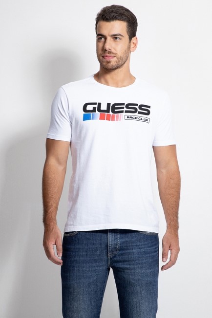 T-SHIRT SILK RACE CLUB GUESS