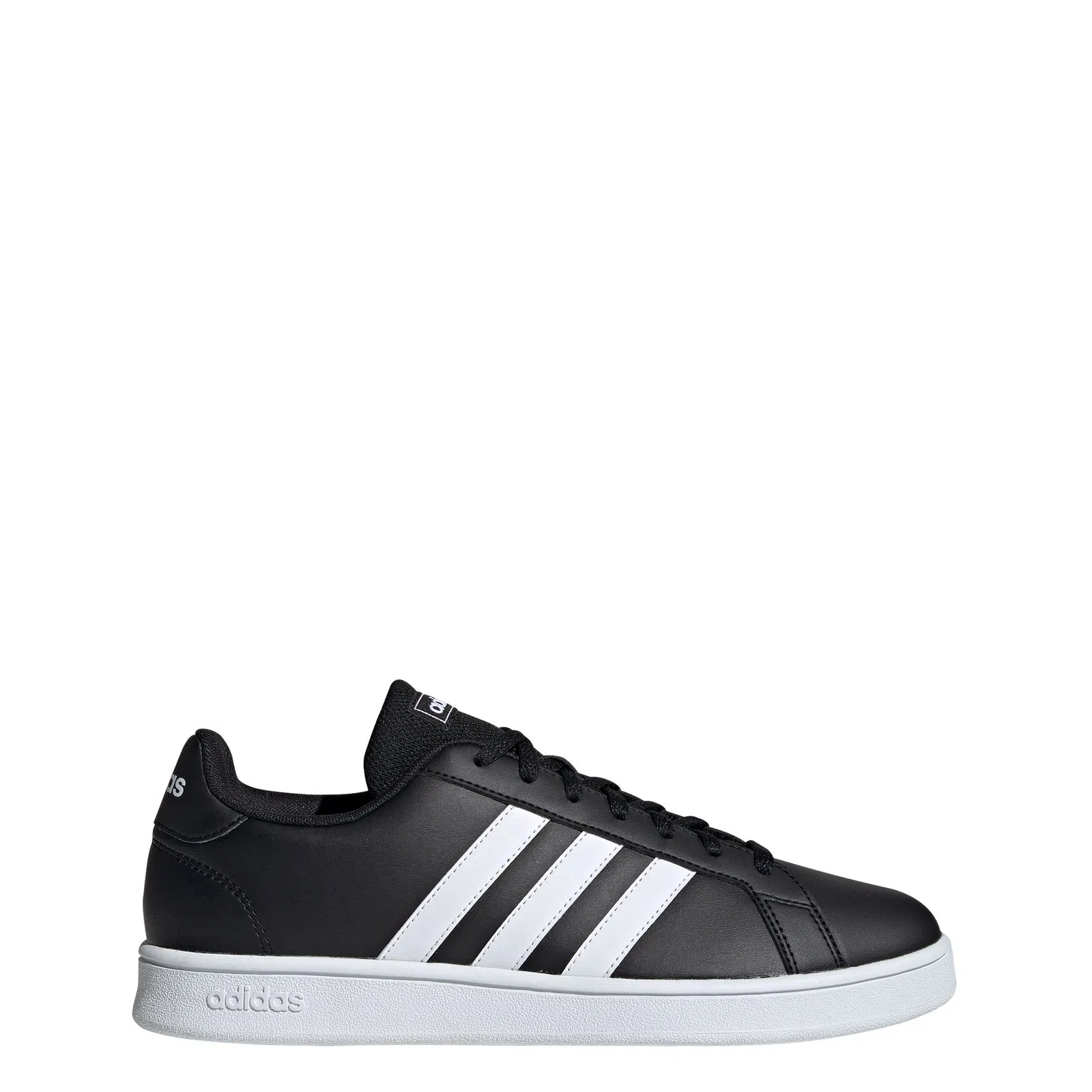 Tênis Casual Adidas Grand Court Base Preto e Branco - Masculino