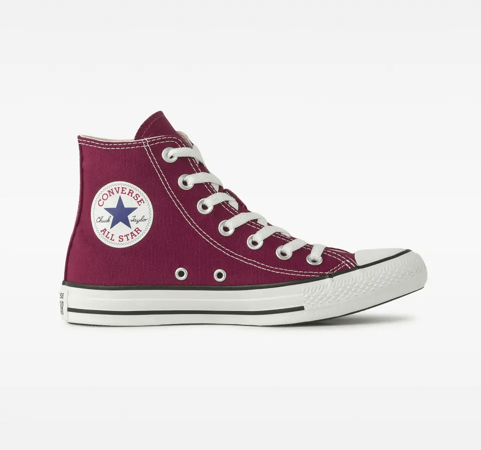 Tênis Casual Cano Alto All Star Vinho Feminino