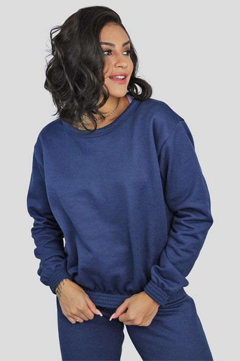 Casaco Feminino Moletom Oversized